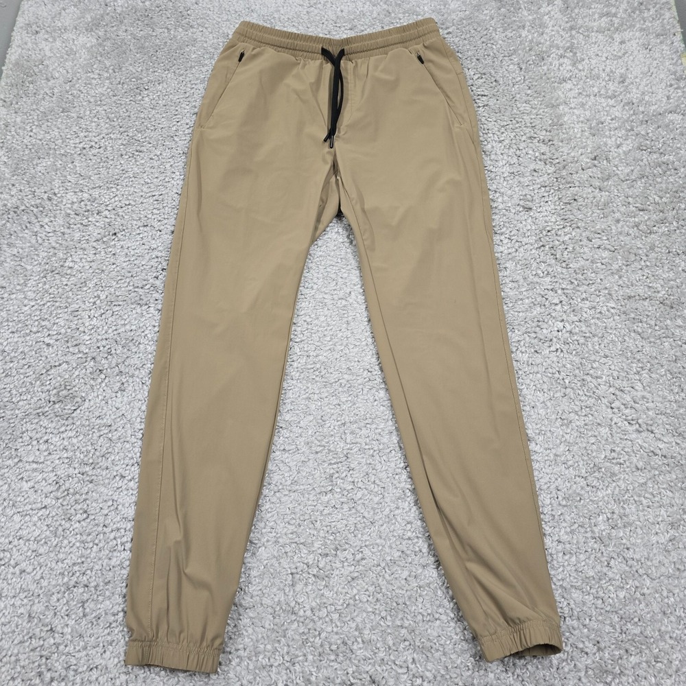 UNRL Women's Stretch Tapered Jogger Pants Tan Size‎ Small Athleisure Minimalist